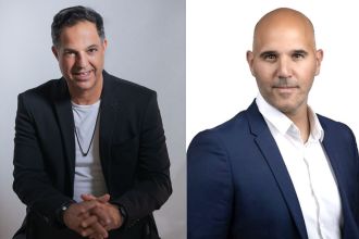 סגן ראש העיר, גיא דוד מרציאנו, ובן יקיר, מנכ"ל Eatwell ומפיק הכנס