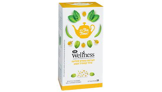 לייף וולנס תה ירוק וחליטות מרכיבים טבעיים