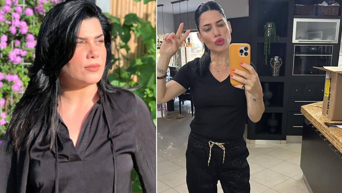 כן, זו אותה אחת! ליאת חתוכה - לפני ואחרי ג'ליאת. צילום: אלבום פרטי