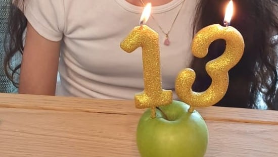 נרות יום הולדת נרות יום הולדת בתפוח. צילום: גת וייס עבודי