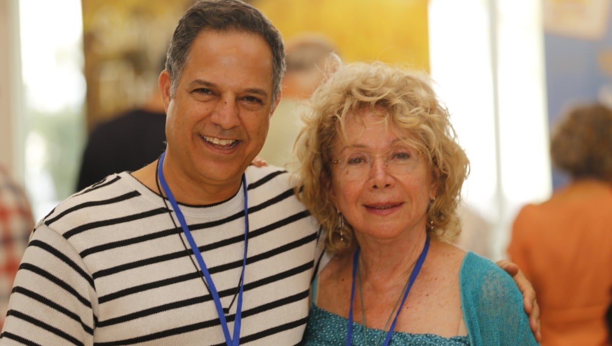 מארגני הכנס: סאלי רידמן, נשיאת ומייסדת מכללת רידמן ובן יקיר, מנכ"ל EatWell. צילום: ליאור שני