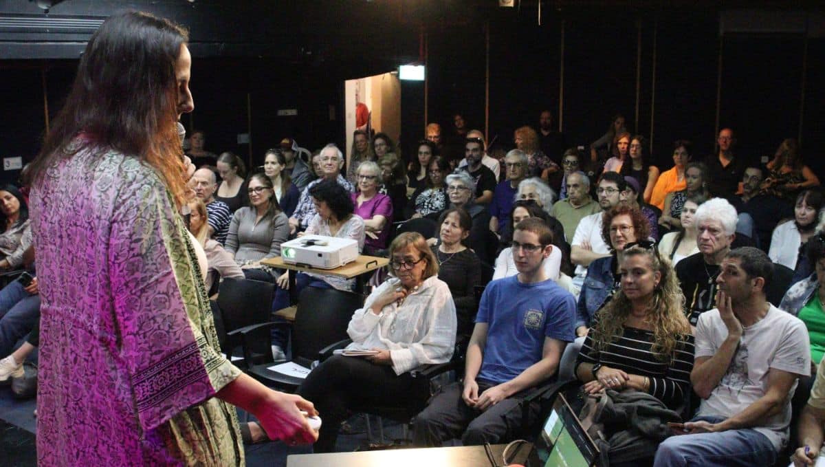 ד"ר שרון ברנר בכנס "אוכלים בריא 16". צילום: ליאור שני