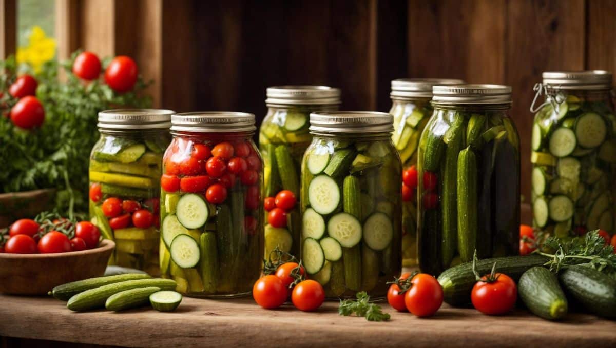 חמוצים ביתיים בהתססה טבעית. תמונה: Pixabay