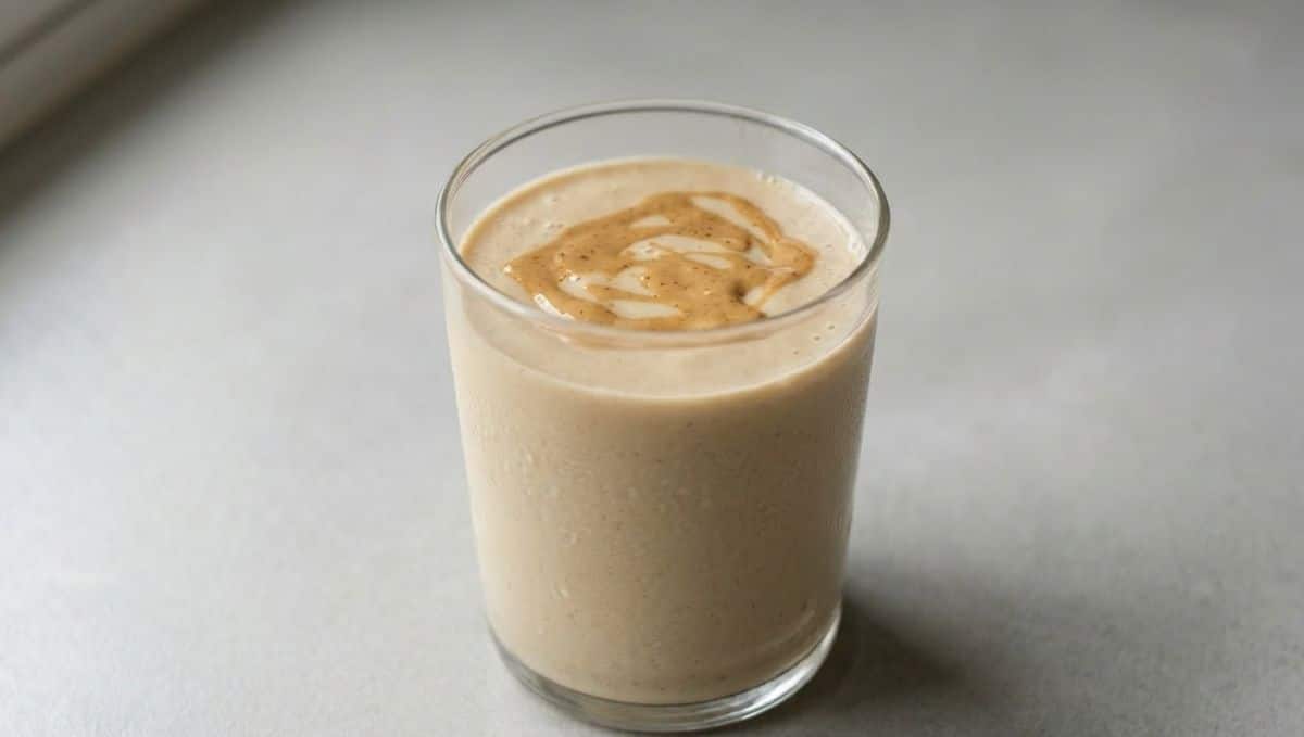 שייק טופו, בננה וחמאת בוטנים. צילום: משק ויילר